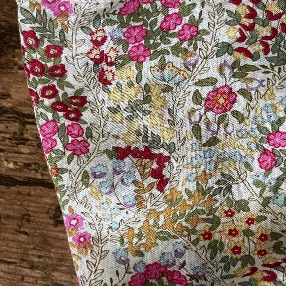 Poetry Womens Racerback Tank Top M Wildflower Floral Boho Festival Smocked Waist - Picture 7 of 8